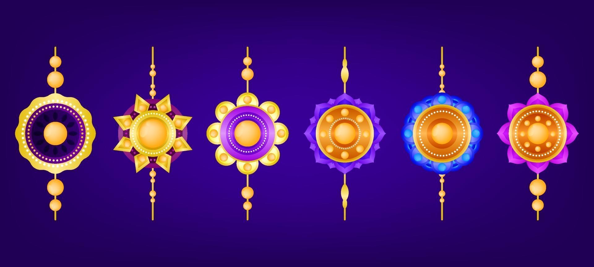 Raksha Bandhan India Element Collection vector