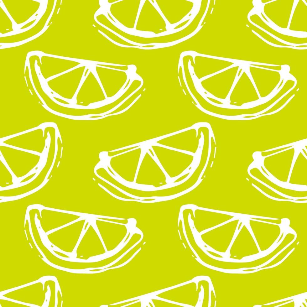 lemon lime seamless colored background vector