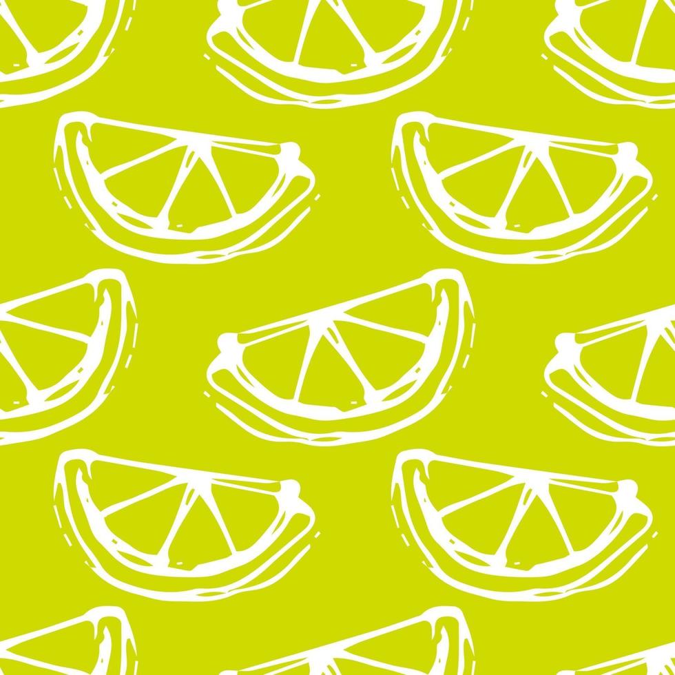 lemon lime seamless colored background vector