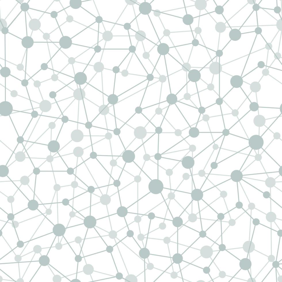 Neural network seamless pattern. Neural network vector