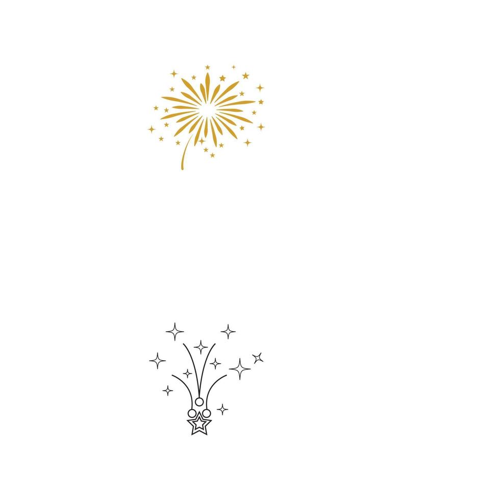 Fireworks Logo Template vector symbol