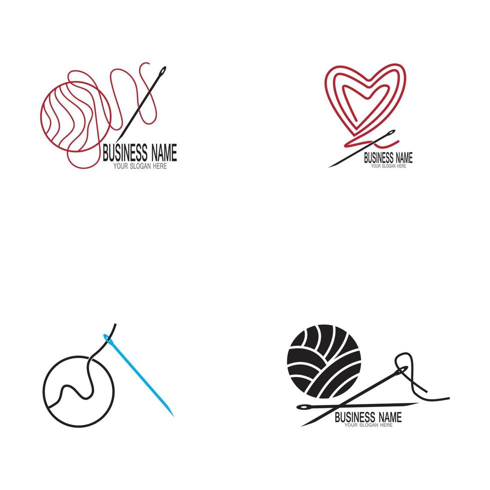 Knitting icon and symbol vector illustration