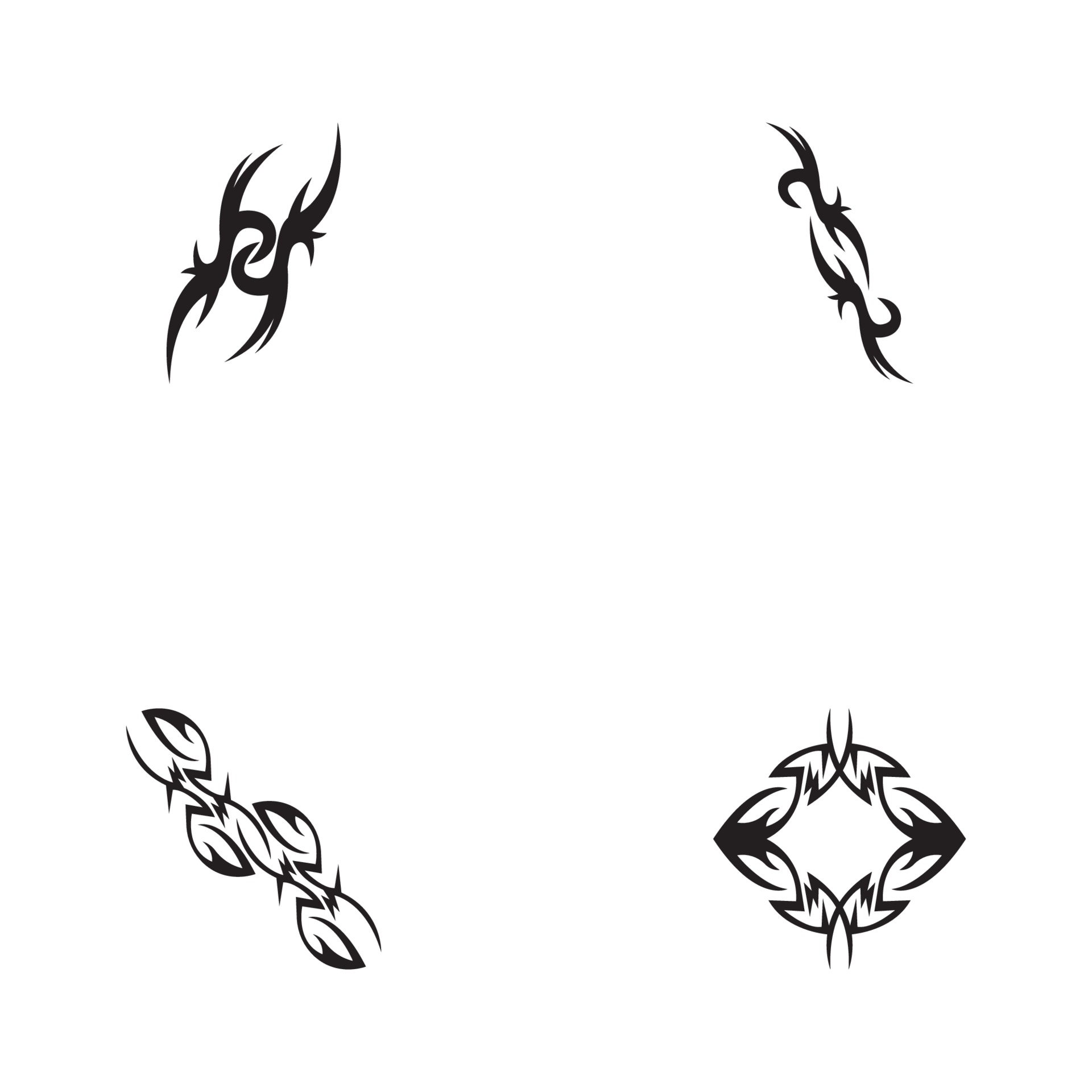 simple tribal symbols