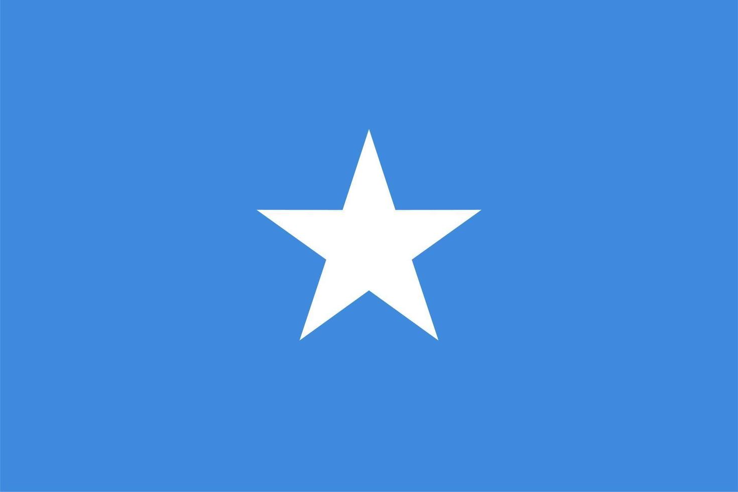 Somali Flag of Somalia vector