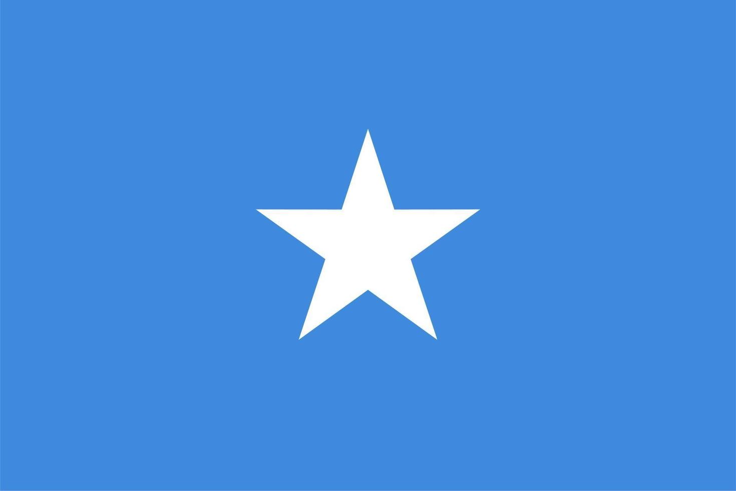 Somali Flag of Somalia vector