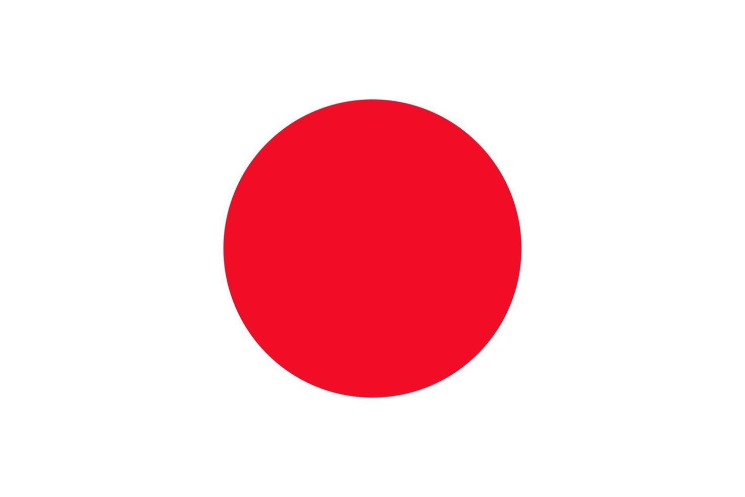 Japanese Flag of Japan vector