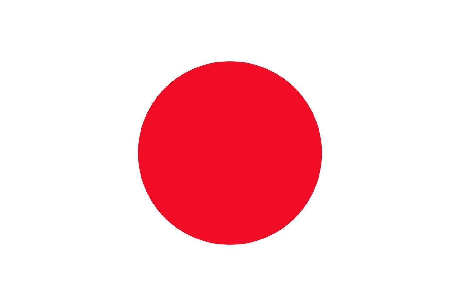 Japanese Flag of Japan vector