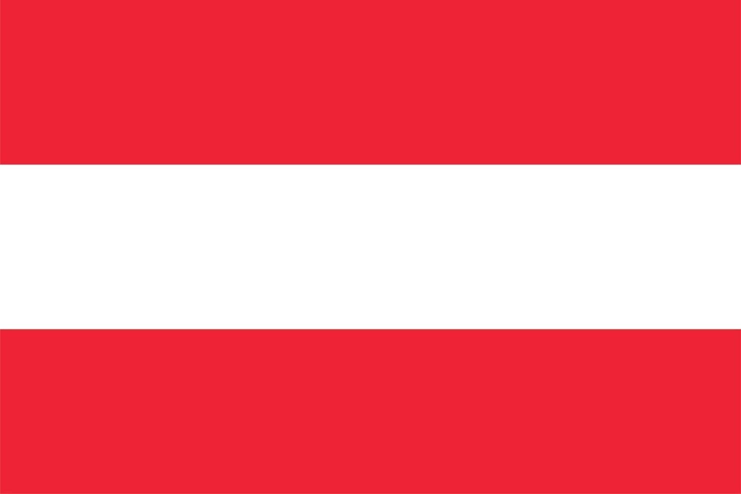bandera austriaca de austria vector