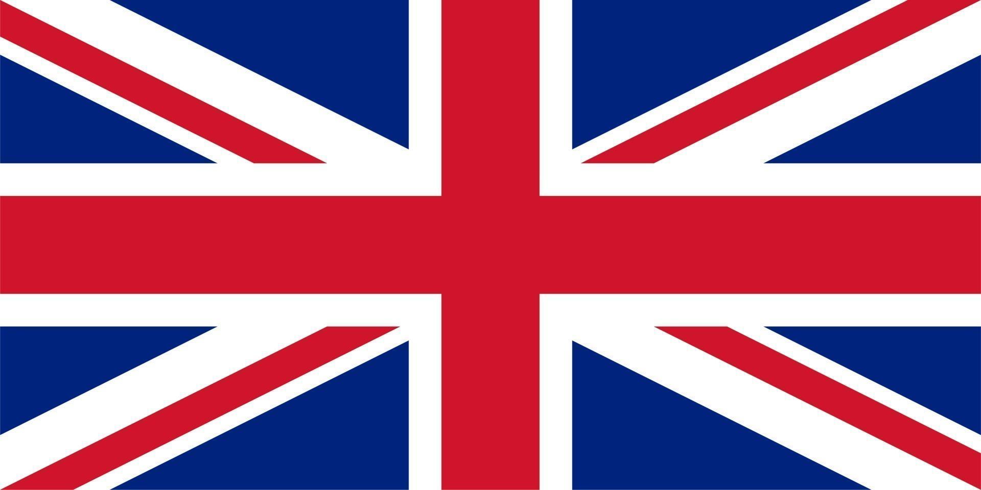 flag of the United Kingdom UK aka Union Jack vector
