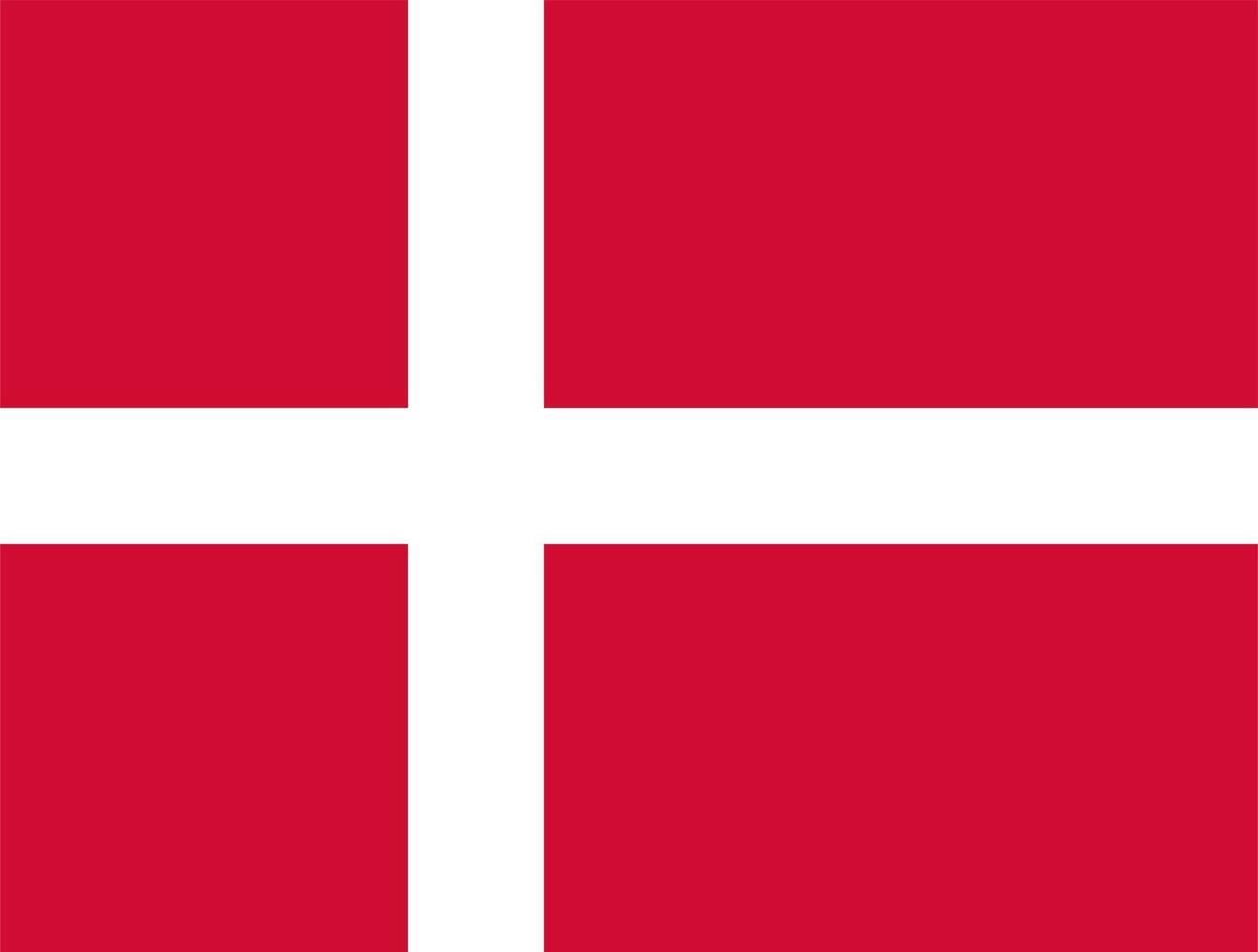 Danish Flag of Denmark vector