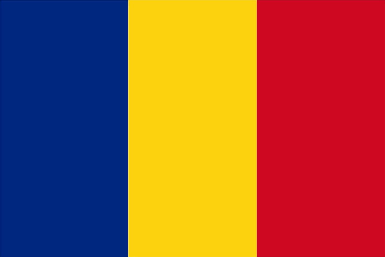 Romanian Flag of Romania vector