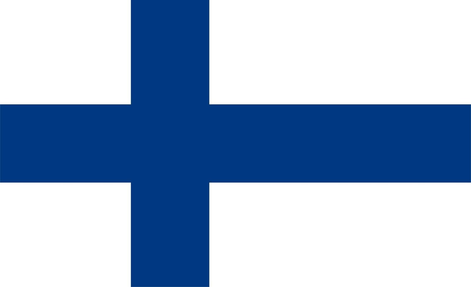 Finnish Flag of Finland vector
