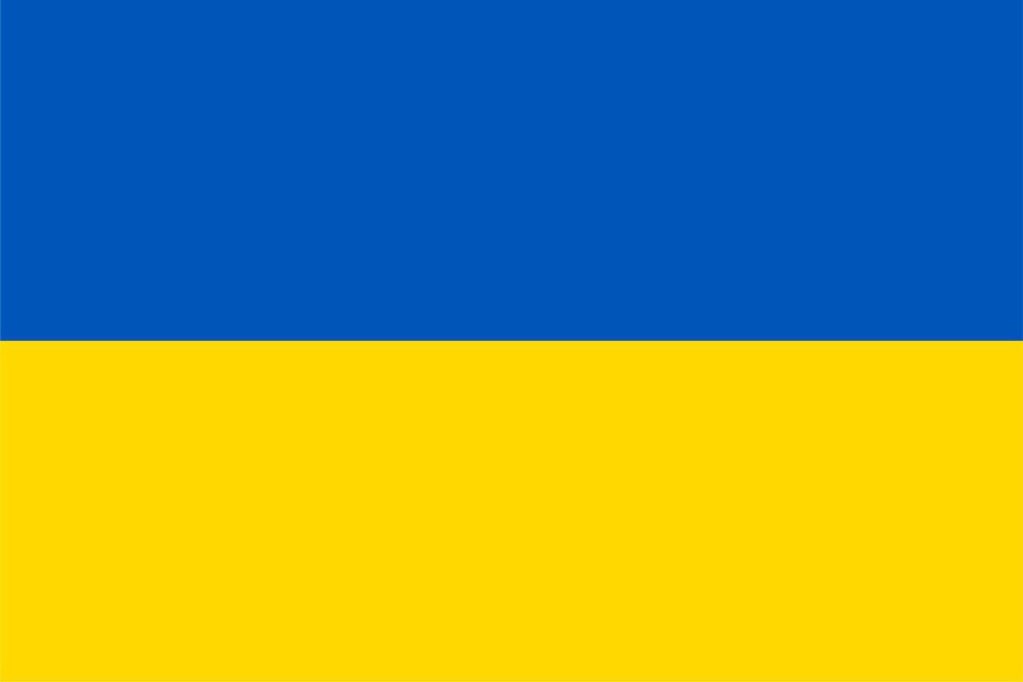 Ukrainian Flag of Ukraine vector