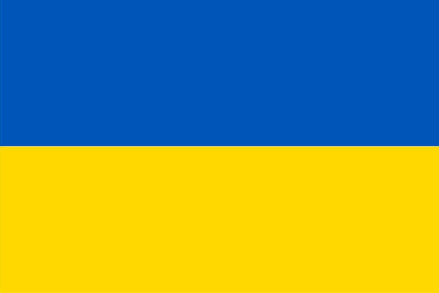 Ukrainian Flag of Ukraine vector