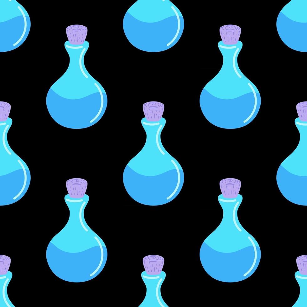 magic potion seamless pattern vector