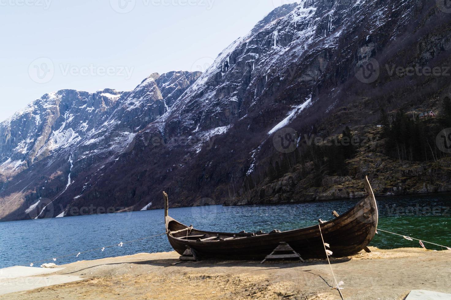 Viking Ship at Sognefjord photo