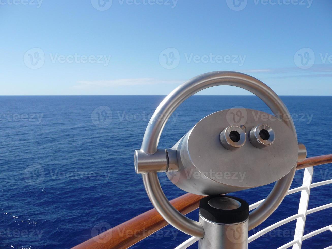 Binocular of a cruise ship photo