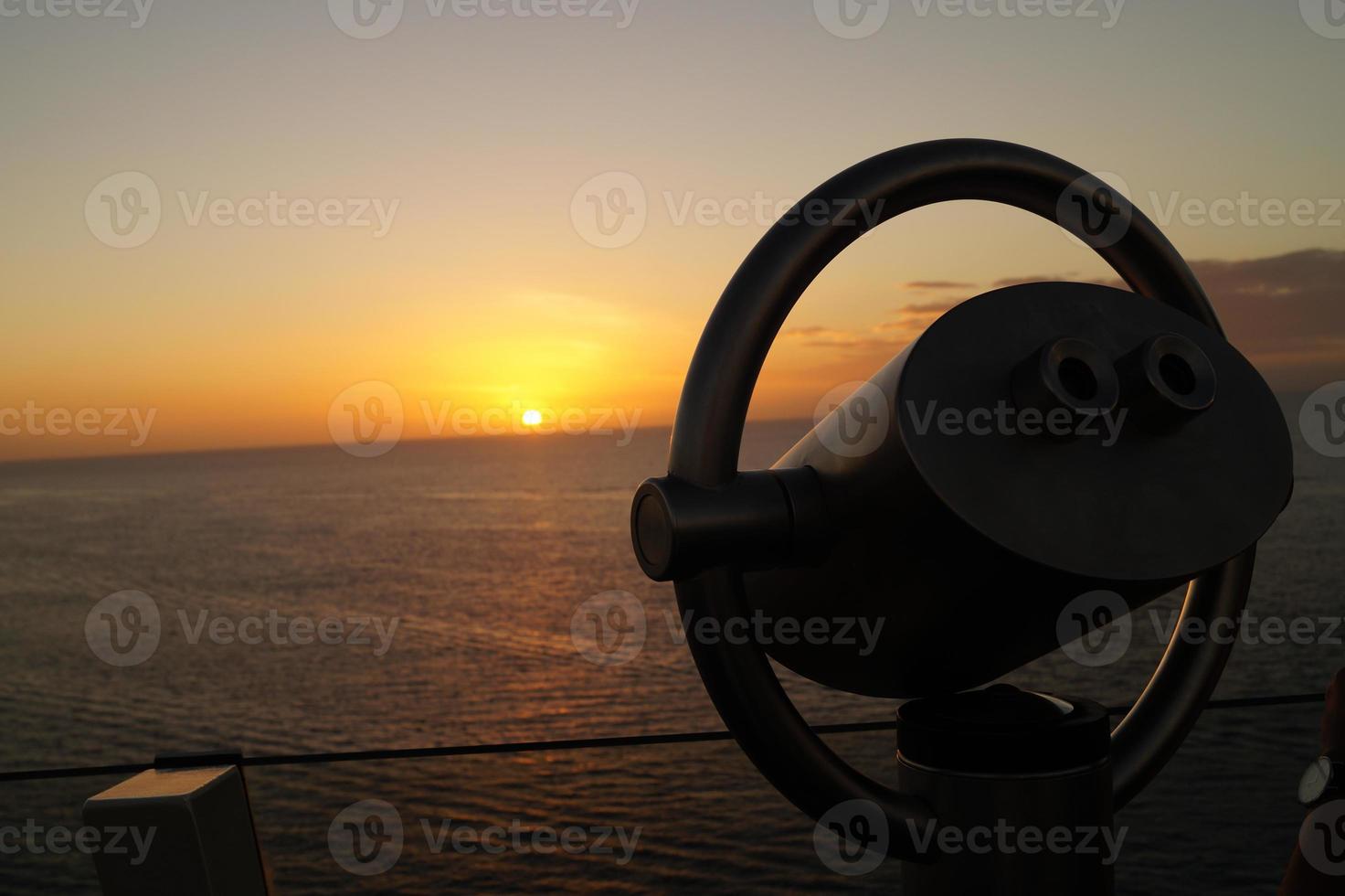 Binocular of a cruise ship photo