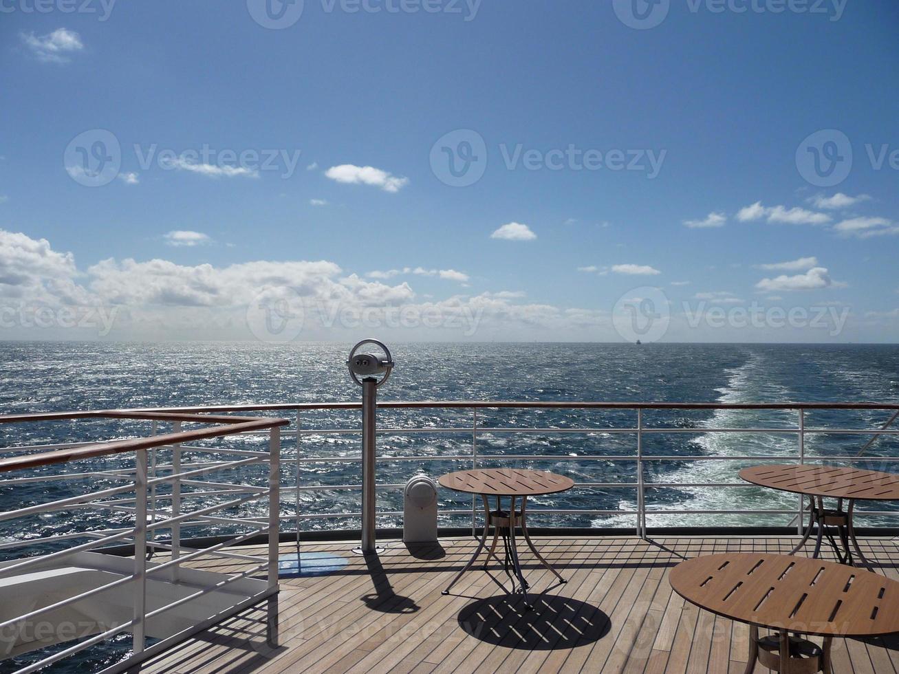 Binocular of a cruise ship photo