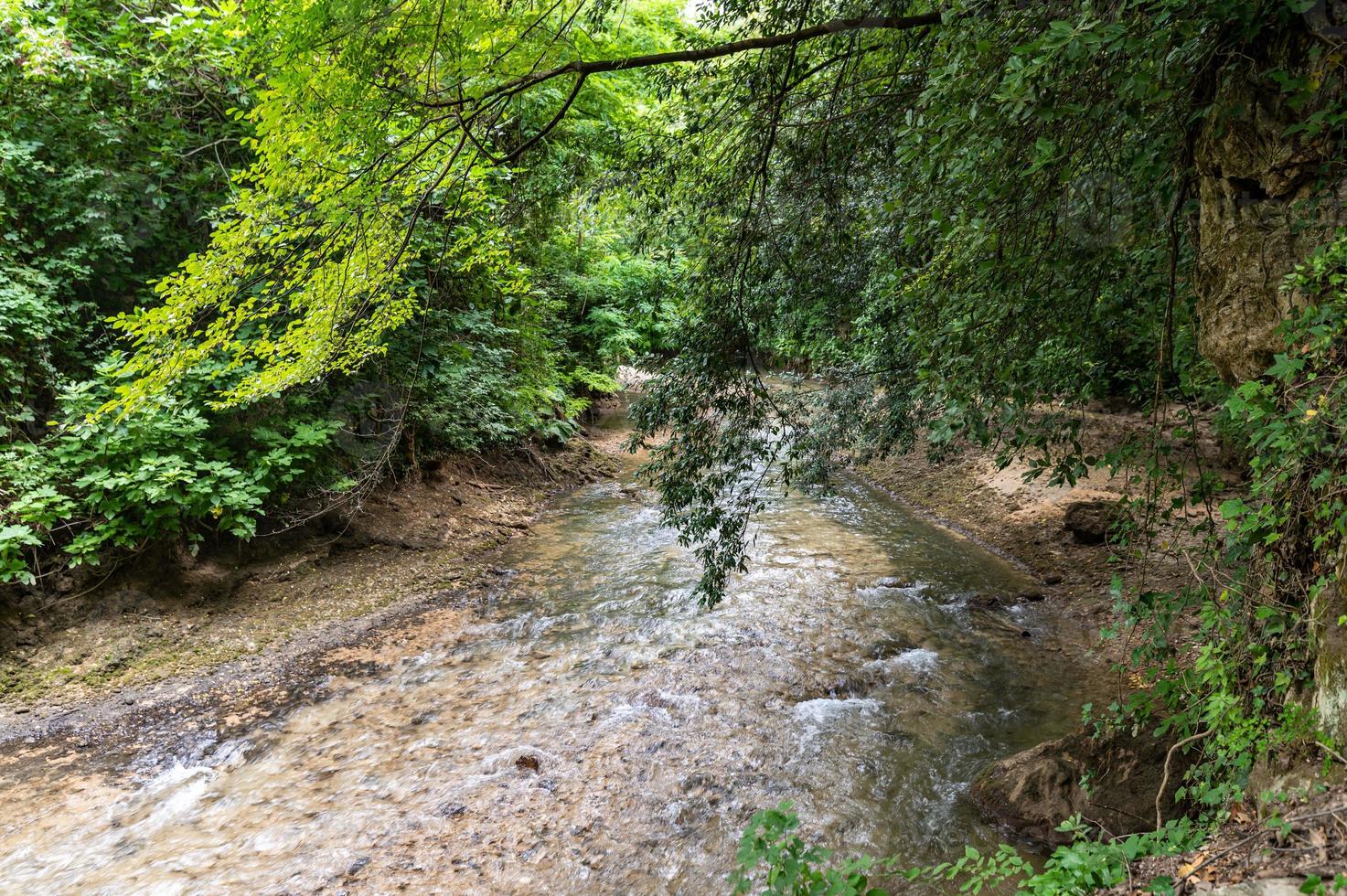 río bleck dopo cascada de mármol foto