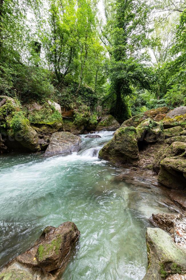 río bleck dopo cascada de mármol foto