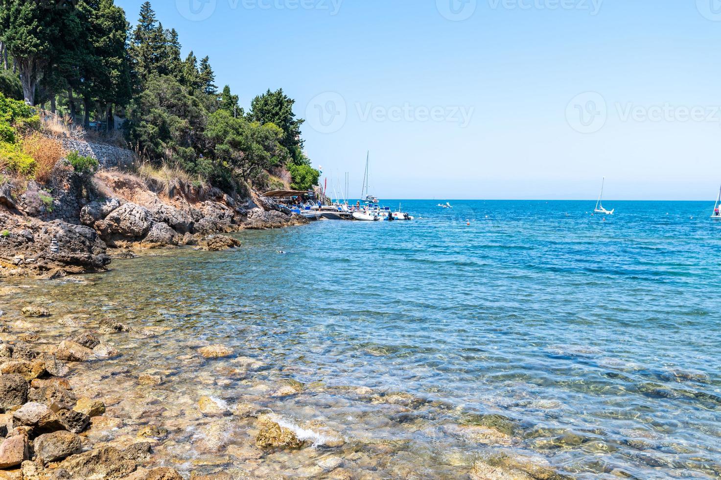 view of a cove in Porto Santo Stefano photo