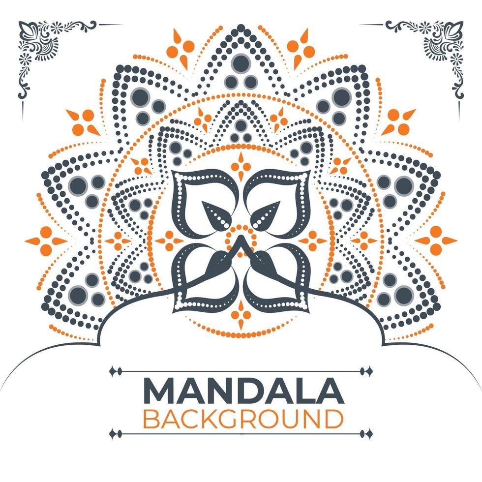 Creative And Unique Mandala Background Design vector