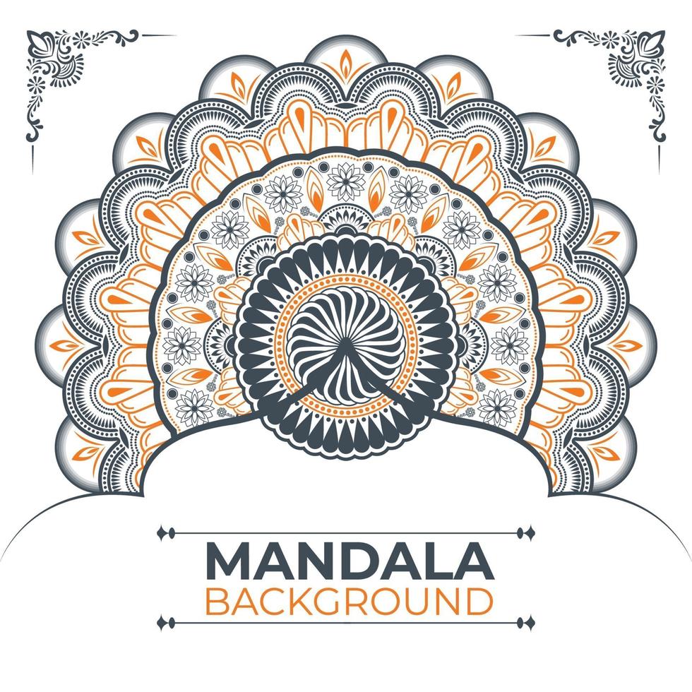Creative And Unique Mandala Background Design vector
