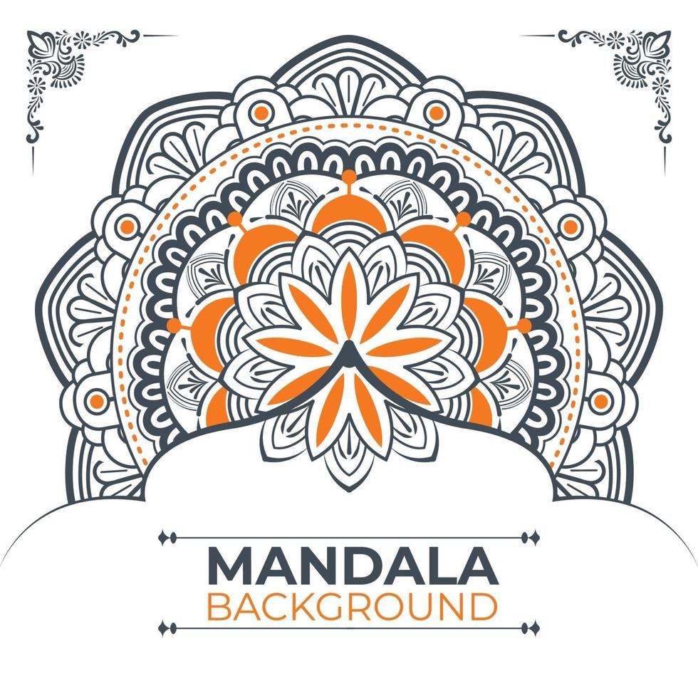 Creative And Unique Mandala Background Design vector