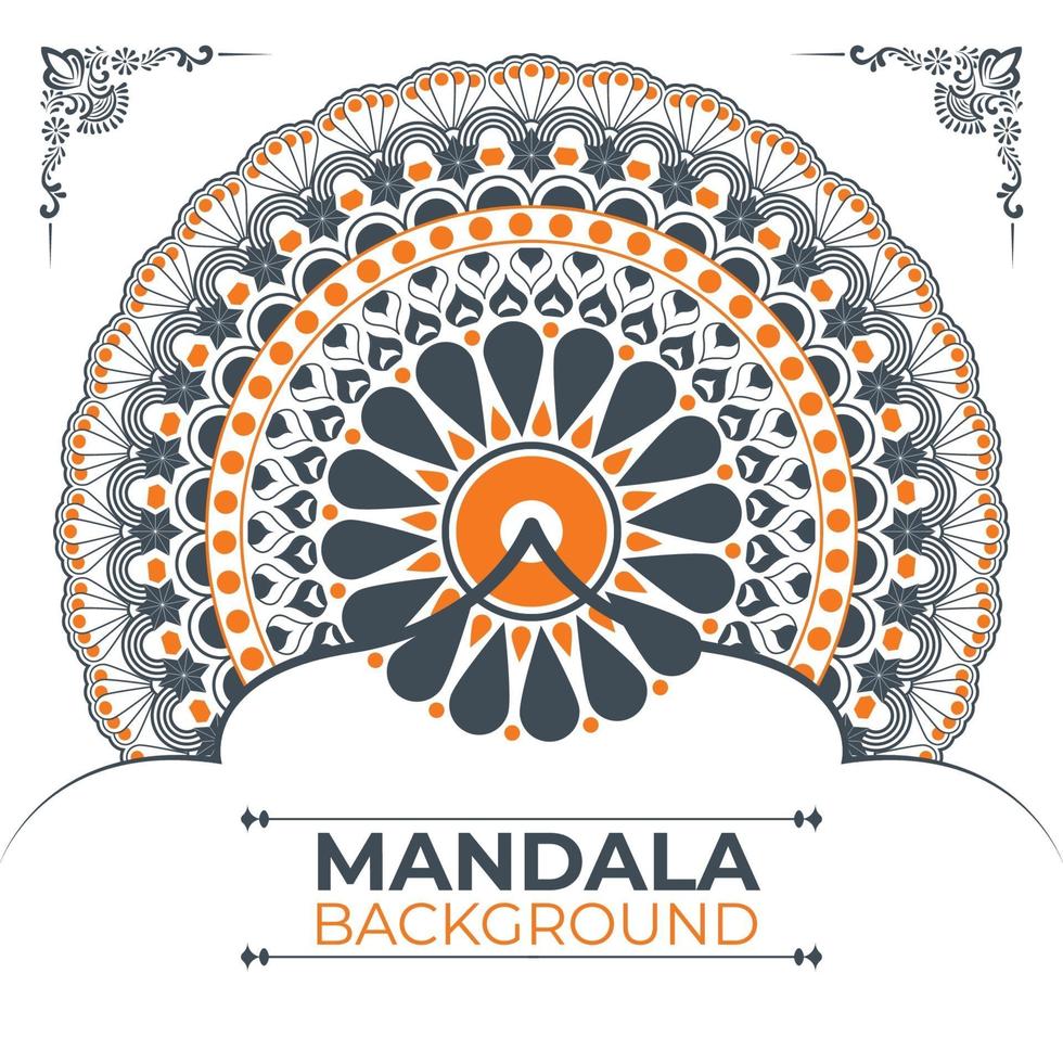 Creative And Unique Mandala Background Design vector