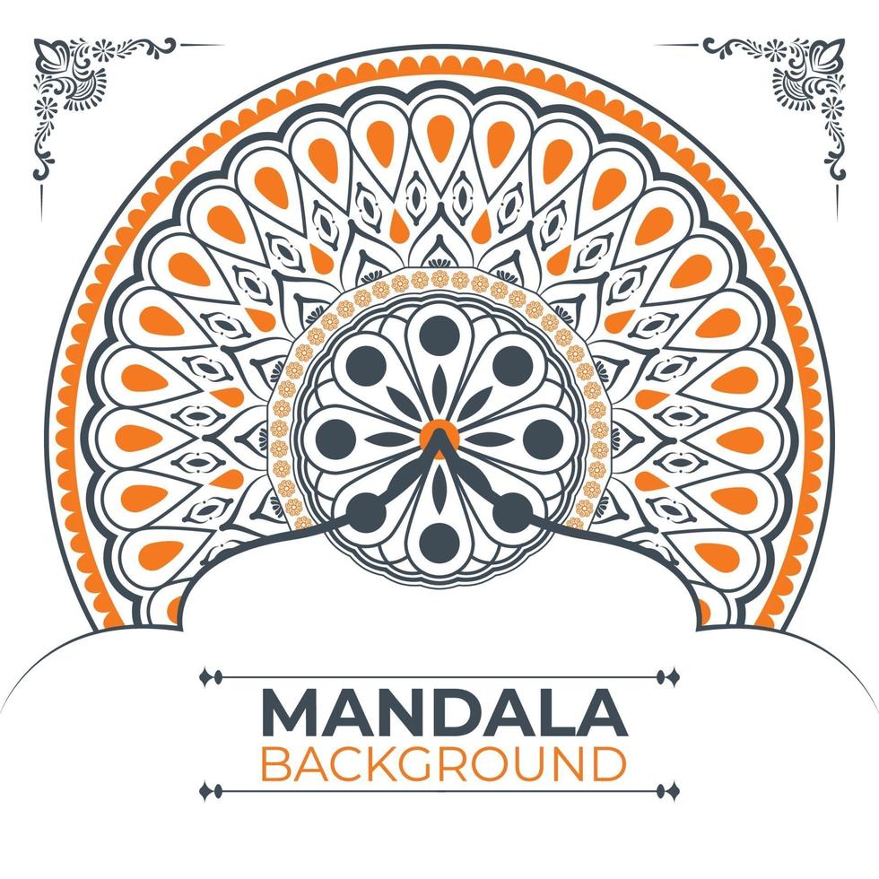 Creative And Unique Mandala Background Design vector