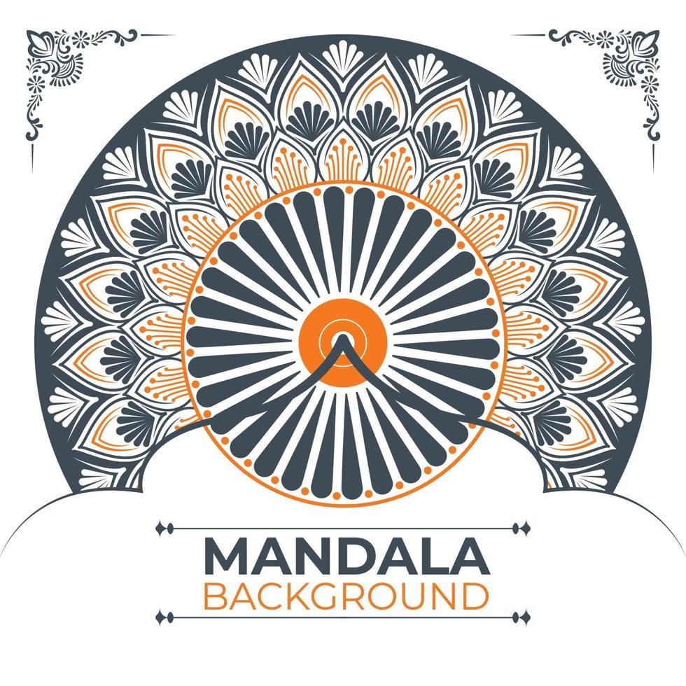 Creative And Unique Mandala Background Design vector