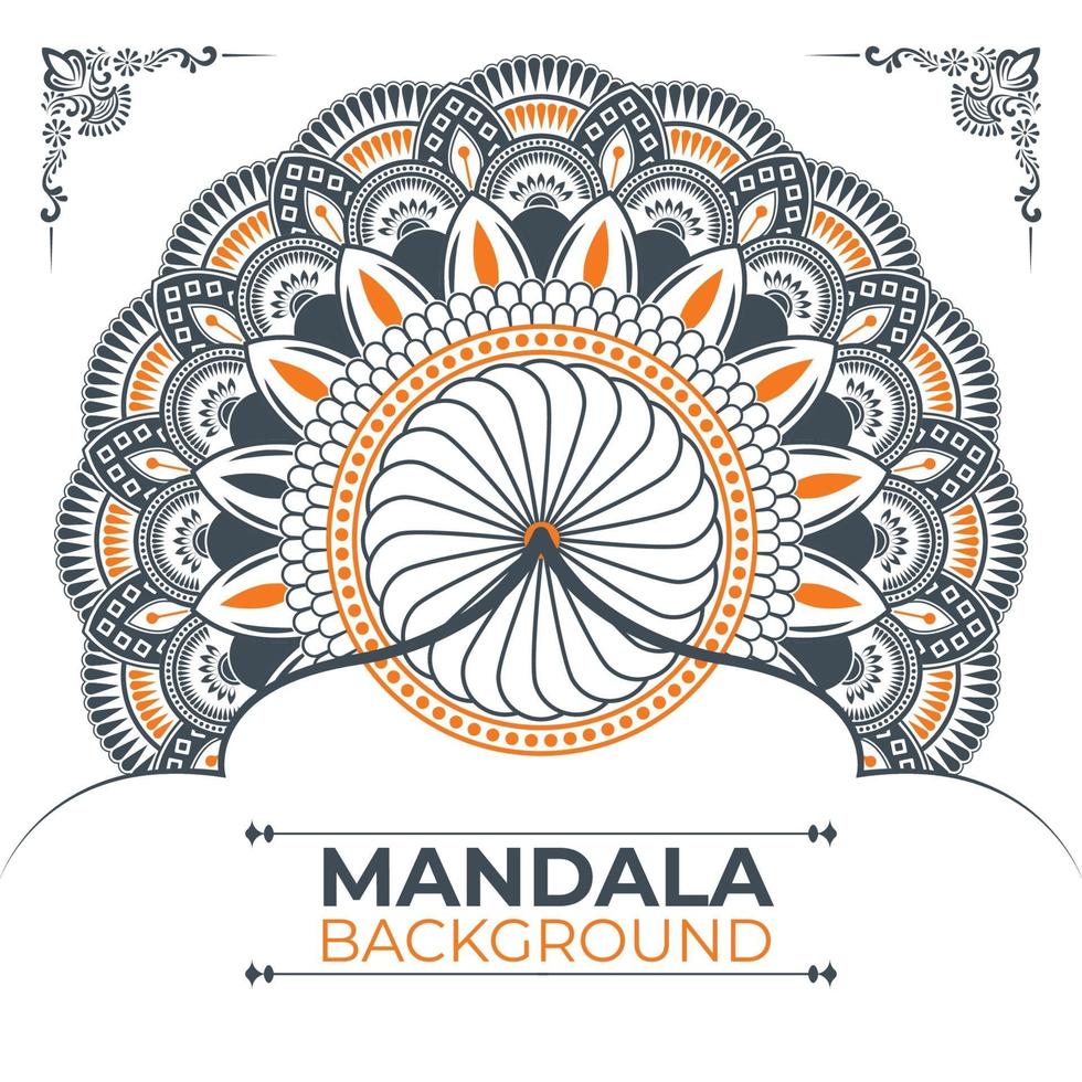 Creative And Unique Mandala Background Design vector