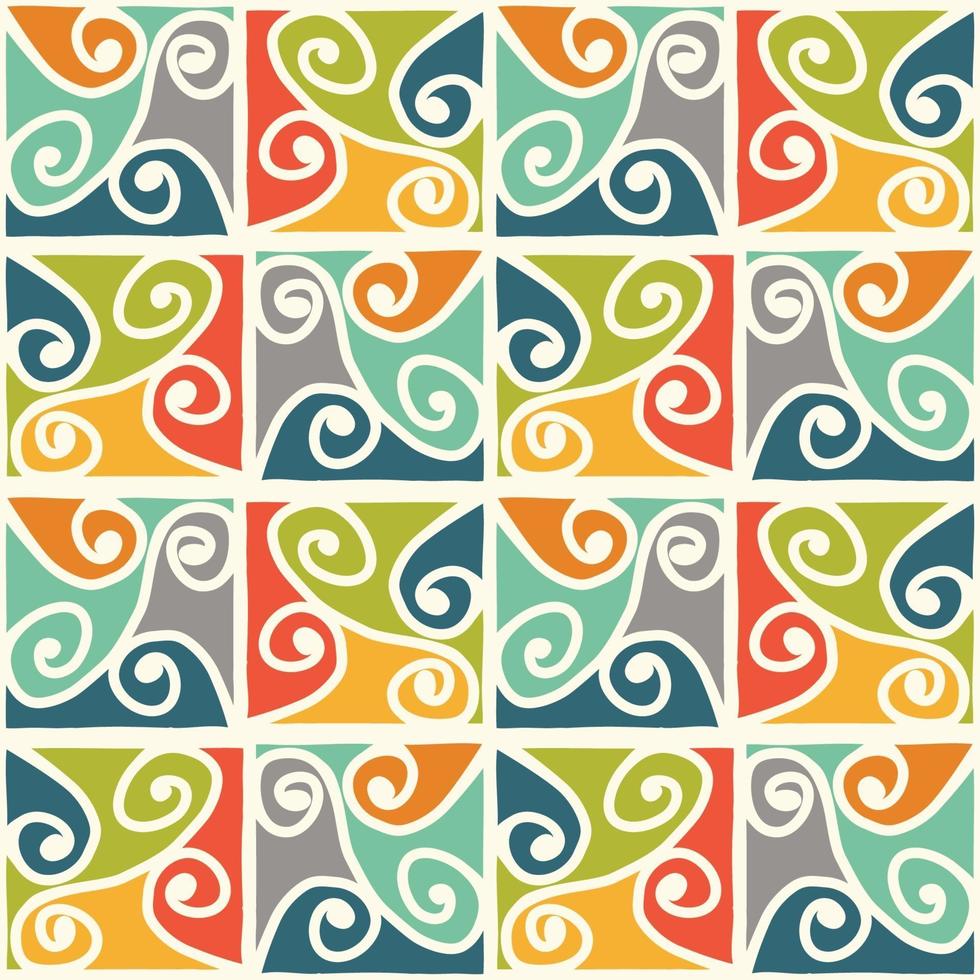 ethnic pattern tribal art background vector