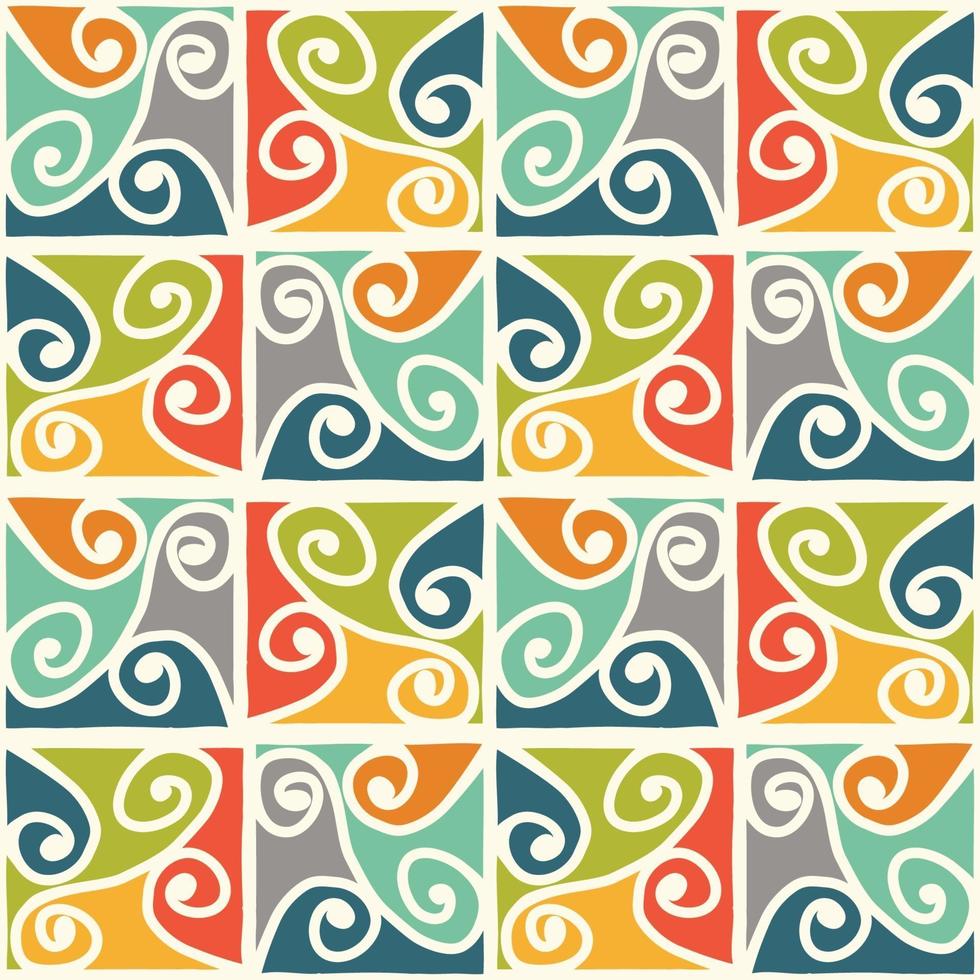 ethnic pattern tribal art background vector