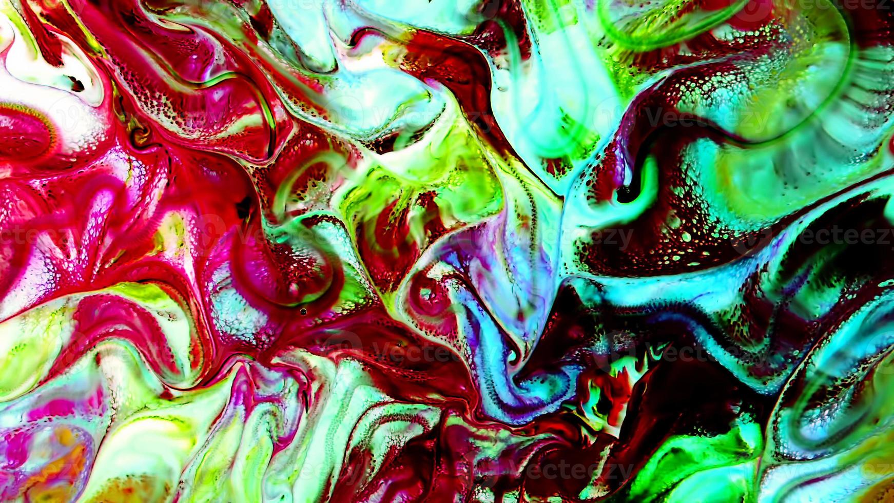 Abstract Paint Brush Ink Smooth Concept Symmetric Pattern photo