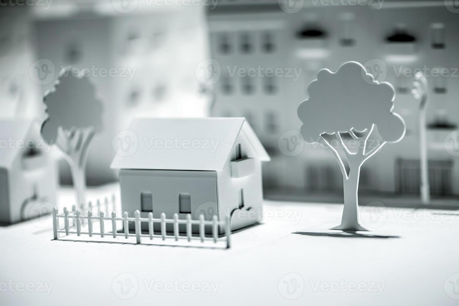 Business Concept Architecture Scale Model Building photo