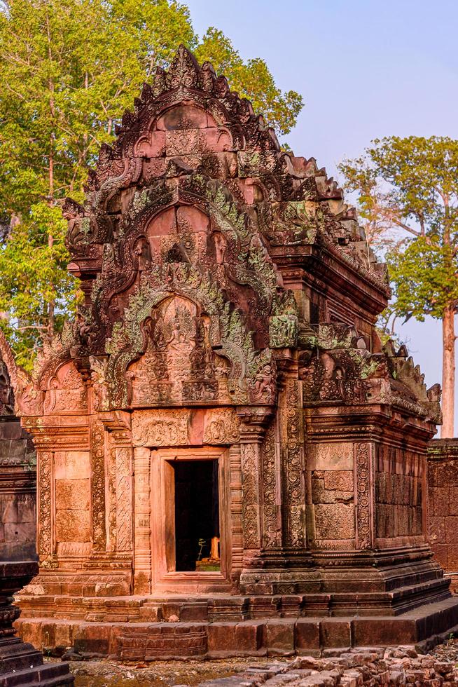 Banteay Srei Temple The beautiful ancient castle, Siem Reap, Cambodia photo