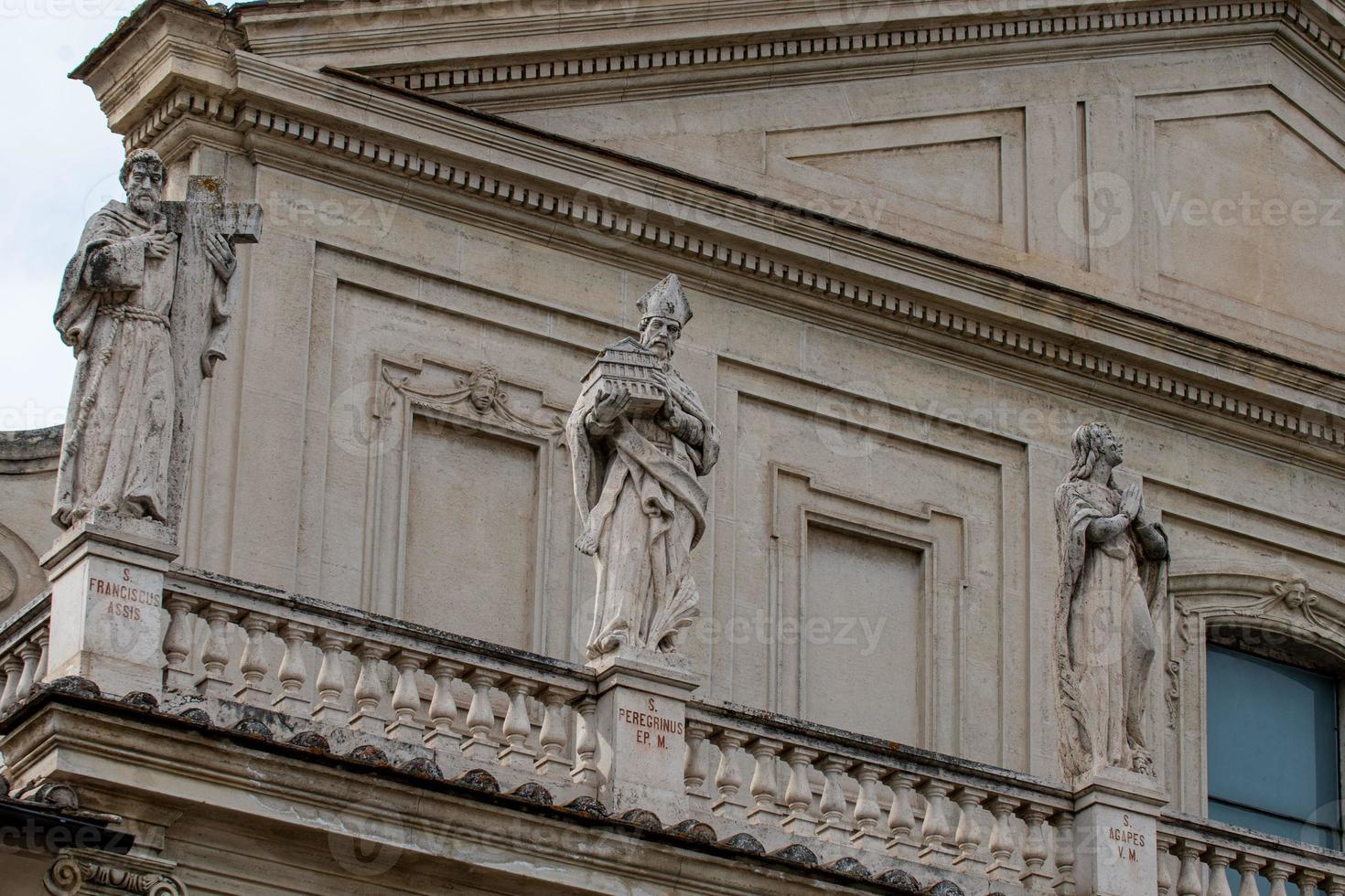 detail of the cathedral of terni photo