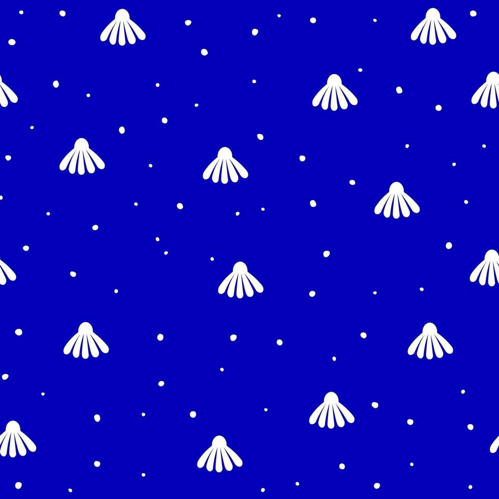 Muestra de tela azul y blanca para papel de regalo, textil. vector