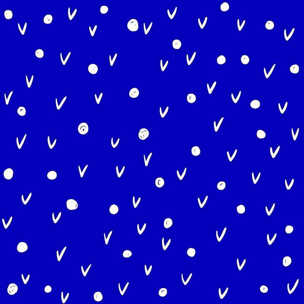 Blue and white fabric swatch for wrapping paper, textile. vector