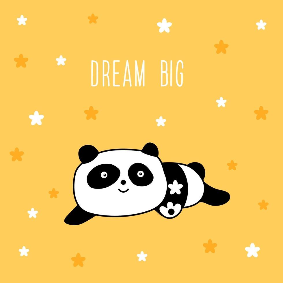 Funny kid cartoon card template pattern vector
