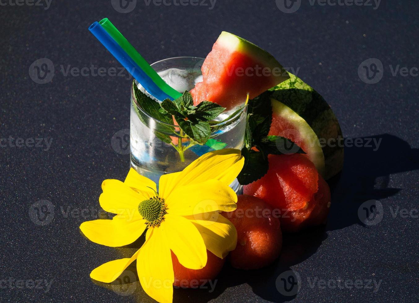 Colourful long drink photo