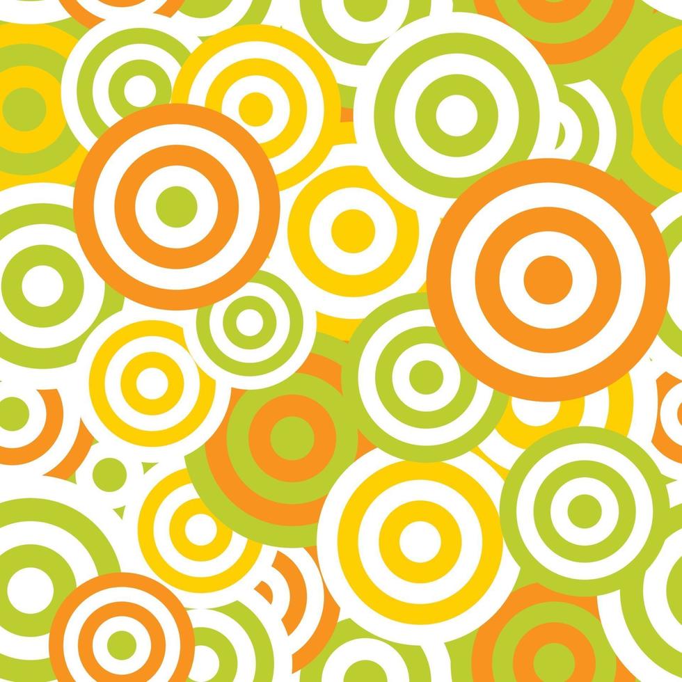 Hypnotic Seamless Pattern Background. Vector Illustration