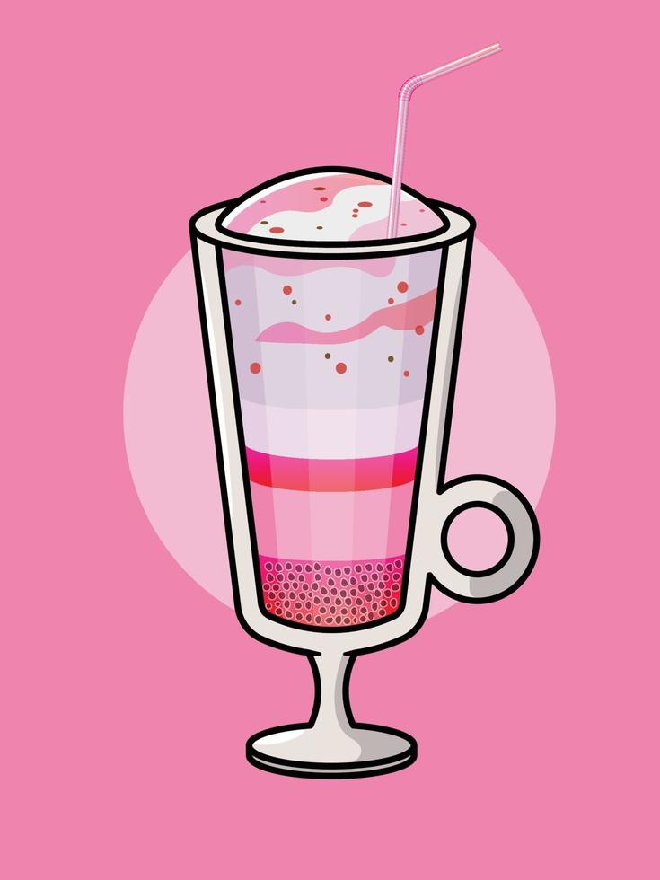 faluda - deliciosa comida subcontinente vector