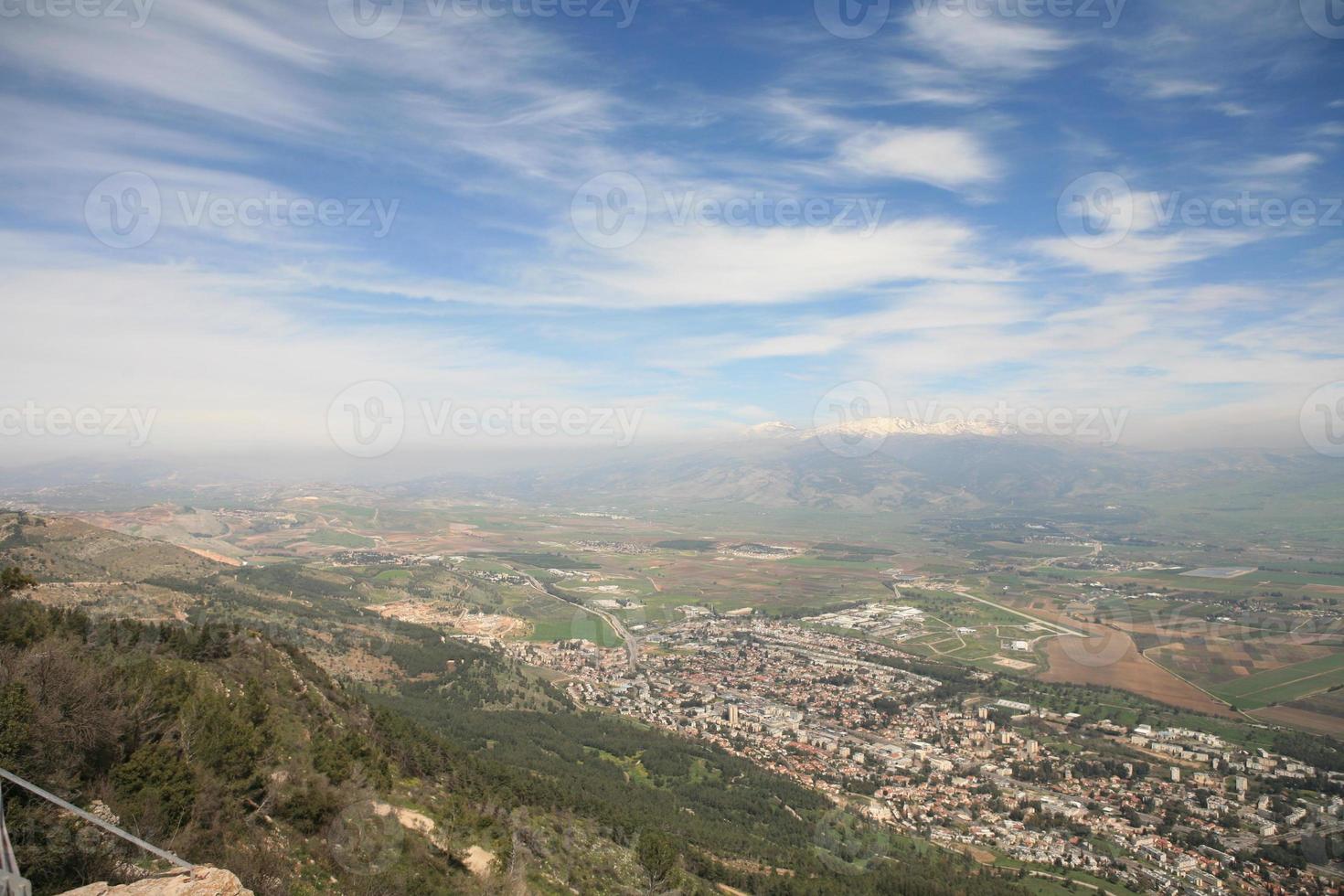 paisajes asombrosos de israel, vistas de la tierra santa foto