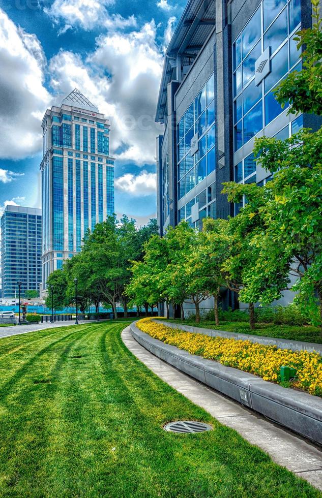 Downtown of Charlotte North Carolina skyline photo