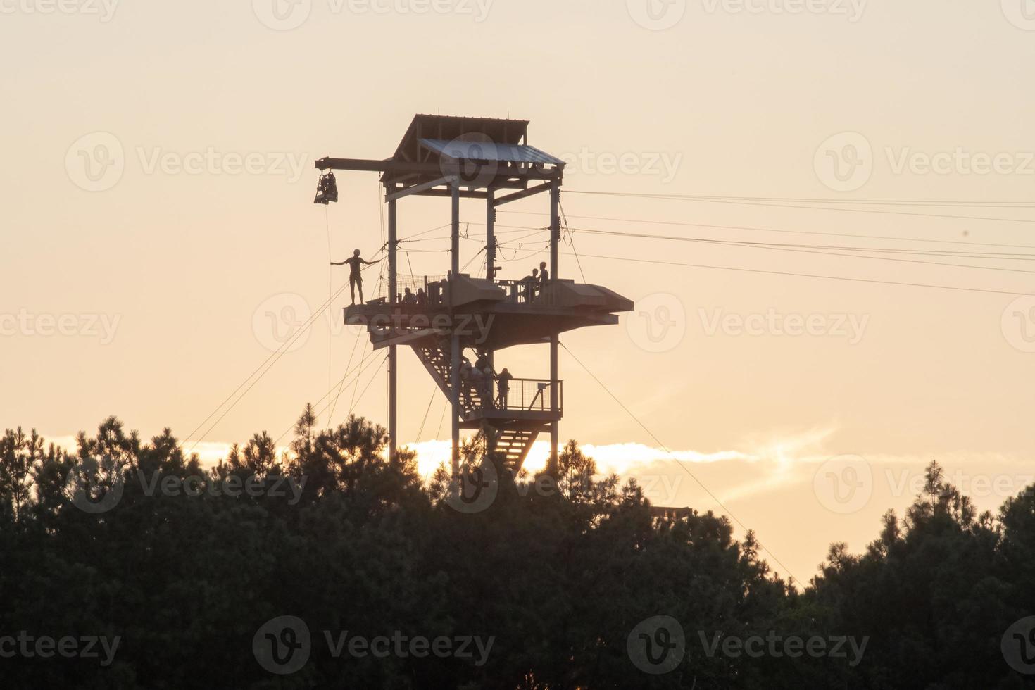 Sunset views at national whitewater center photo