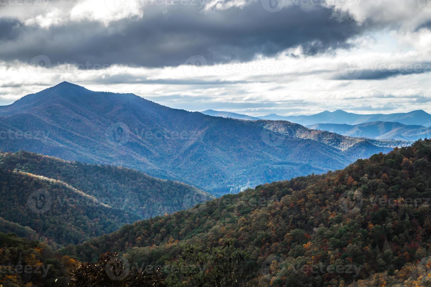 blue ridge mountains views from the parkway photo