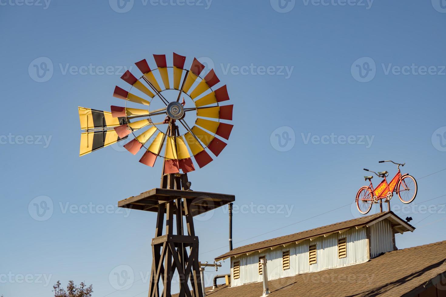 scenes on old route 66 in california photo